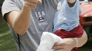 Jennie Finch's Son Being Groomed For A Life Of Separation Anxiety And Ass-Kickings